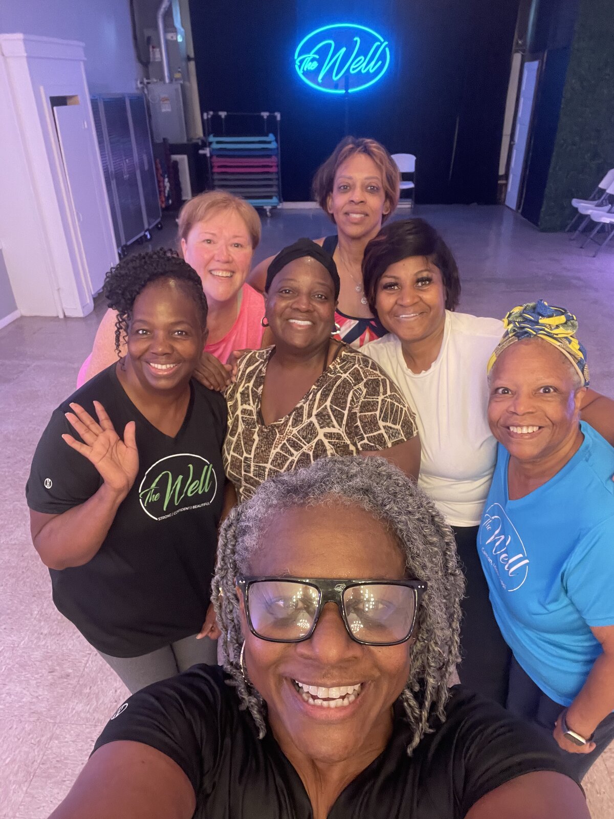 Coach Eyvette, Sit & Get Fit instructor at The Well