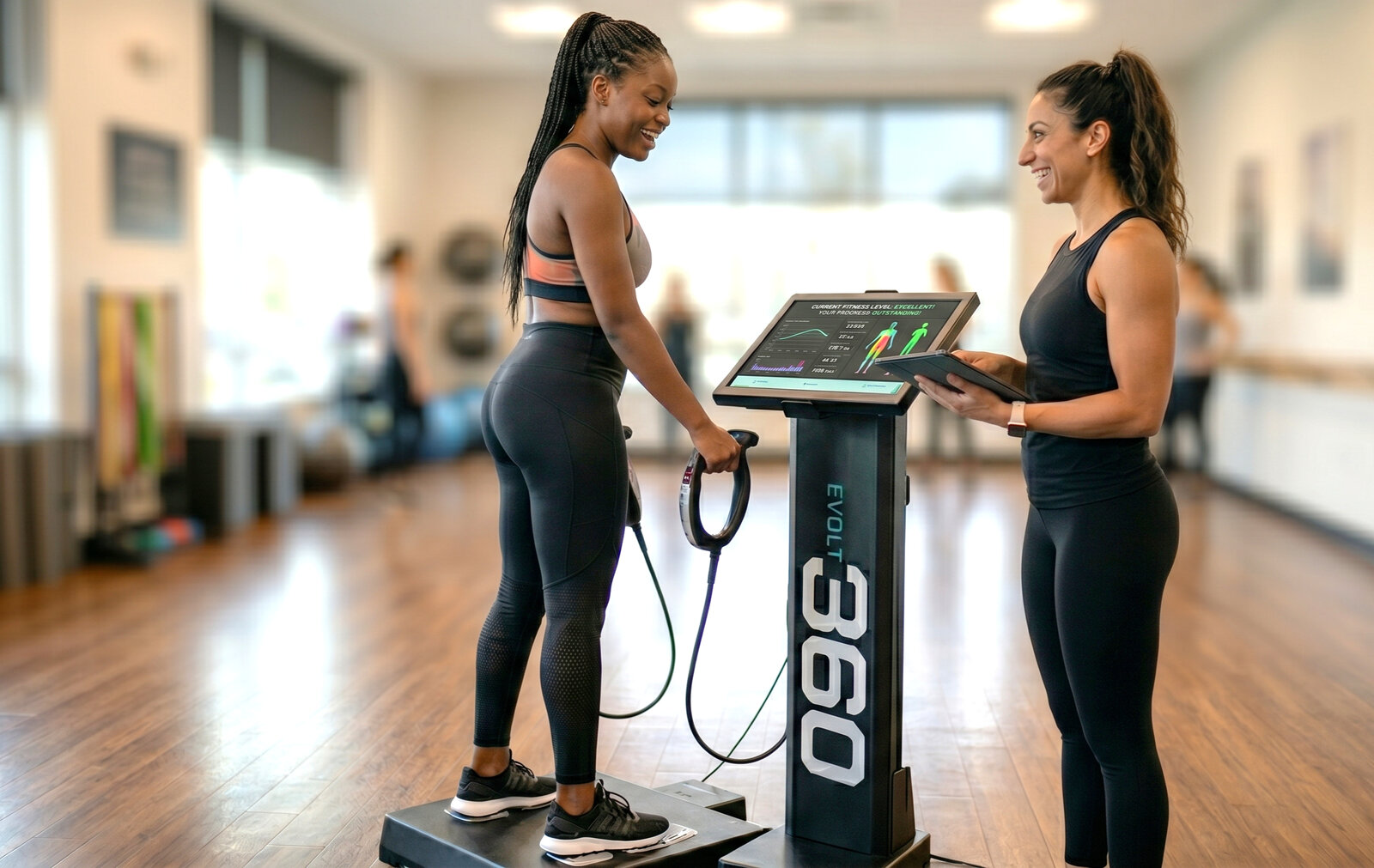 Body composition scan results at The Well